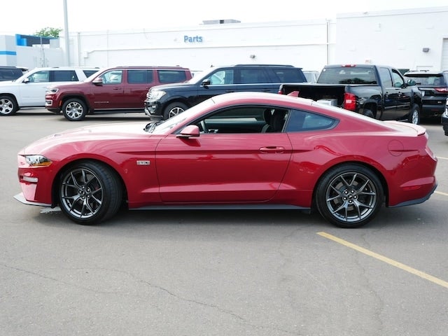 Used 2021 Ford Mustang EcoBoost with VIN 1FA6P8TD8M5152223 for sale in Fridley, Minnesota