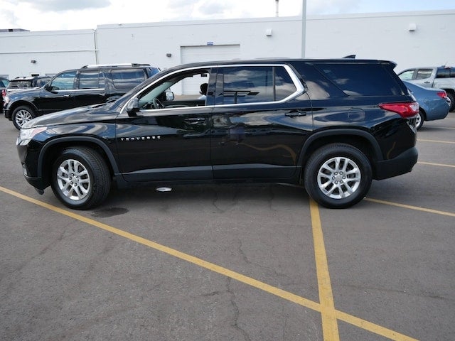 Used 2019 Chevrolet Traverse LS with VIN 1GNEVFKW9KJ209740 for sale in Fridley, Minnesota