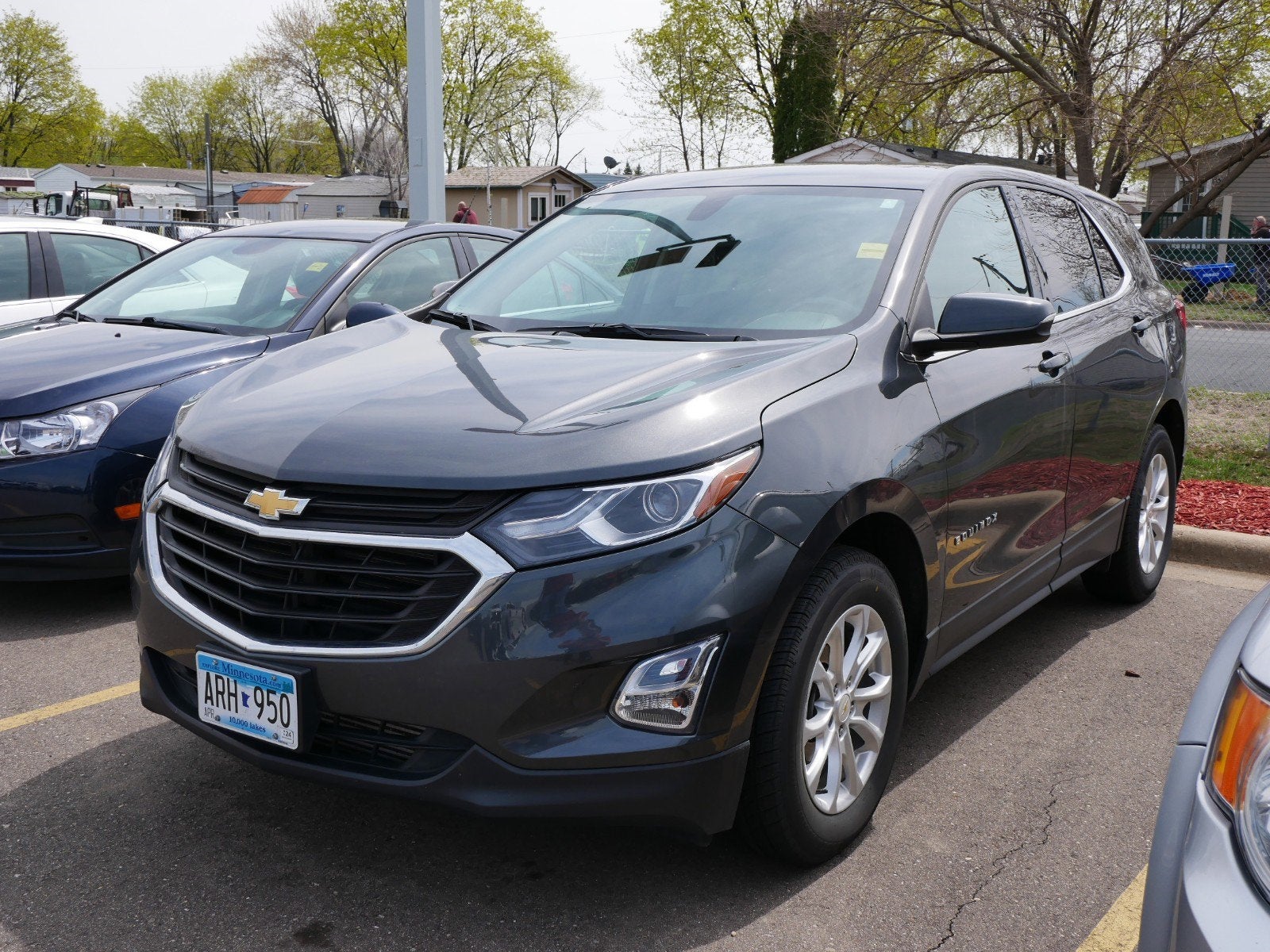 Used 2018 Chevrolet Equinox LT with VIN 2GNAXSEVXJ6218818 for sale in Fridley, Minnesota