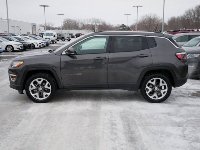 Used 2021 Jeep Compass Limited with VIN 3C4NJDCB6MT520171 for sale in Fridley, Minnesota