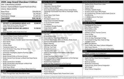 2020 Jeep Grand Cherokee Laredo E 4x4