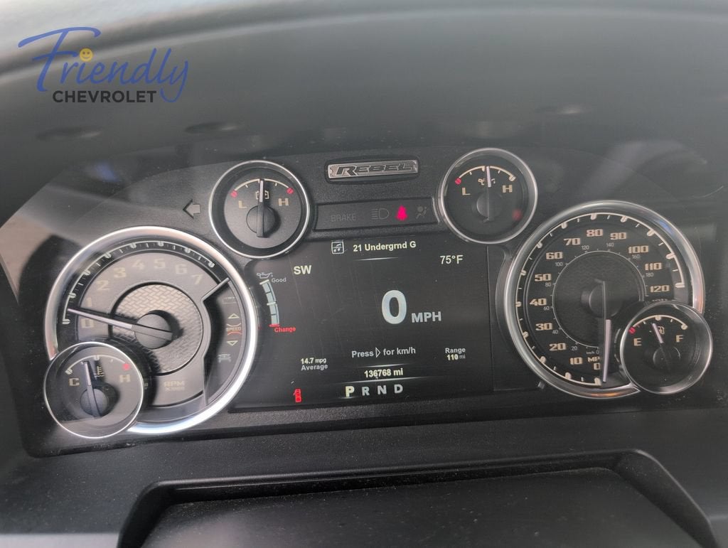 2017 RAM 1500 Rebel Crew Cab 4x4 5'7" Box
