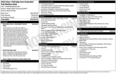 2022 RAM 1500 Big Horn Quad Cab 4x4 6'4" Box