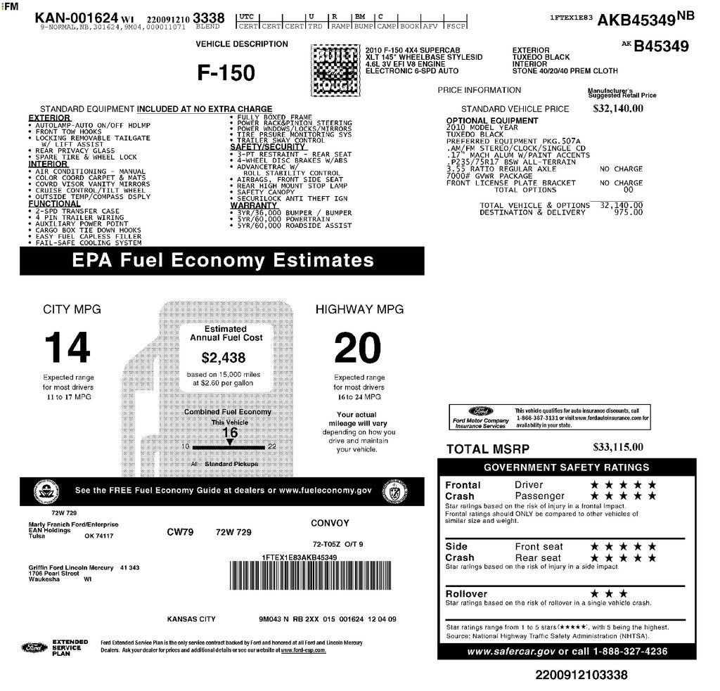 2010 Ford F-150 XLT