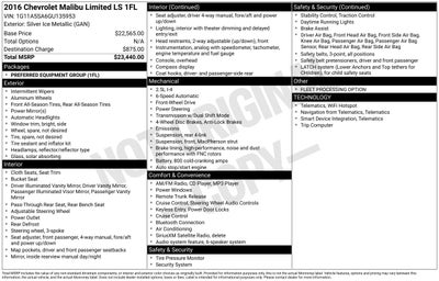 2016 Chevrolet Malibu Limited LS