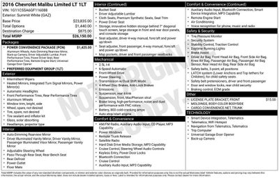 2016 Chevrolet Malibu Limited LT