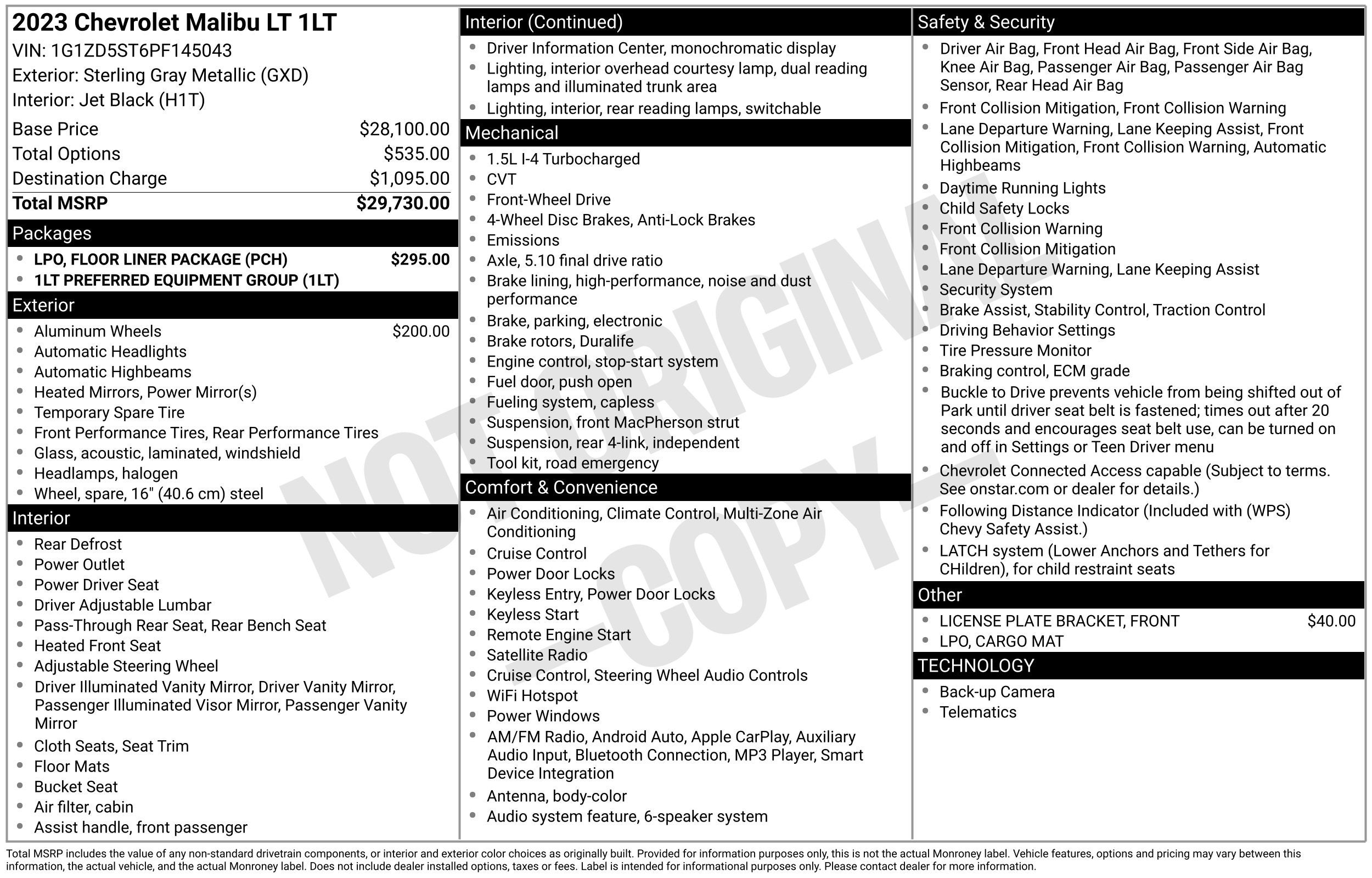 2023 Chevrolet Malibu LT