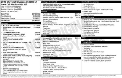 2026 Chevrolet Silverado 3500 HD LT