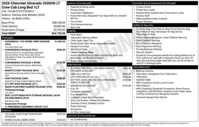 2026 Chevrolet Silverado 3500 HD LT