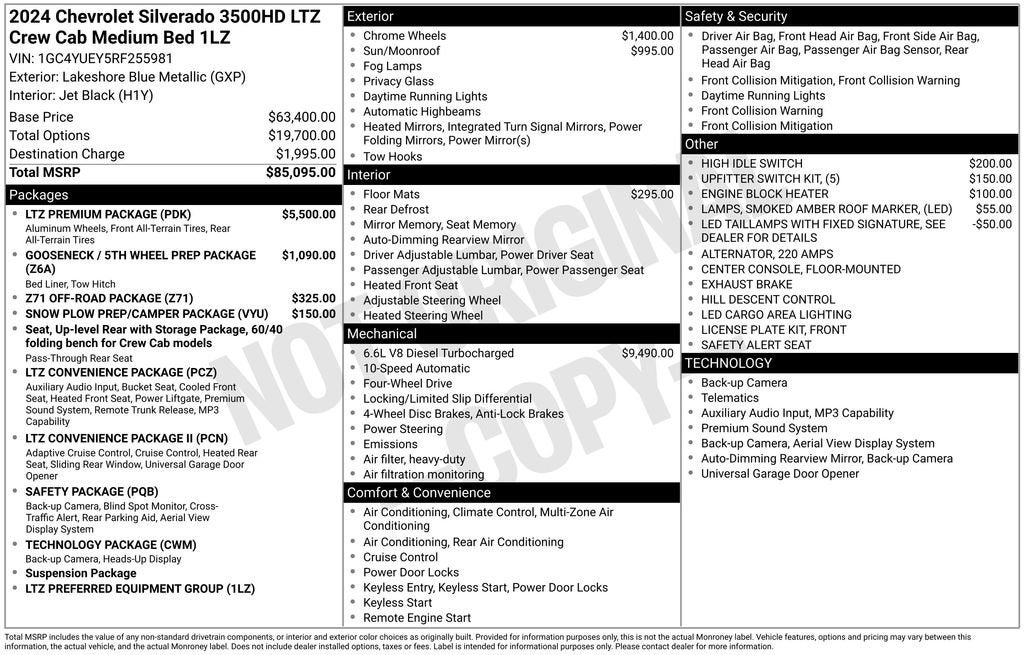 2024 Chevrolet Silverado 3500 HD LTZ