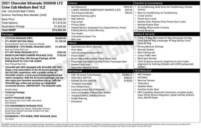 2021 Chevrolet Silverado 3500 HD LTZ