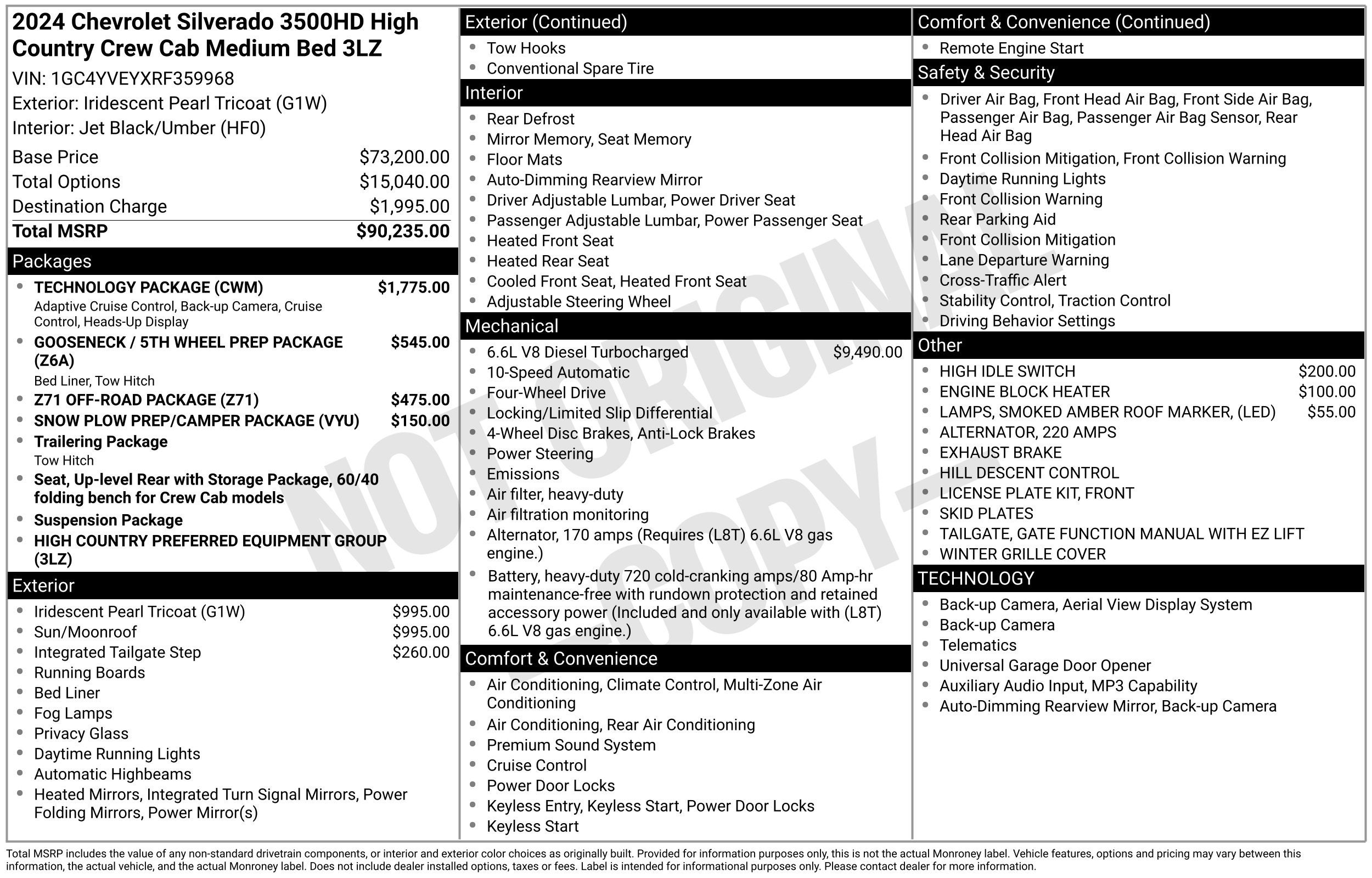 2024 Chevrolet Silverado 3500 HD High Country