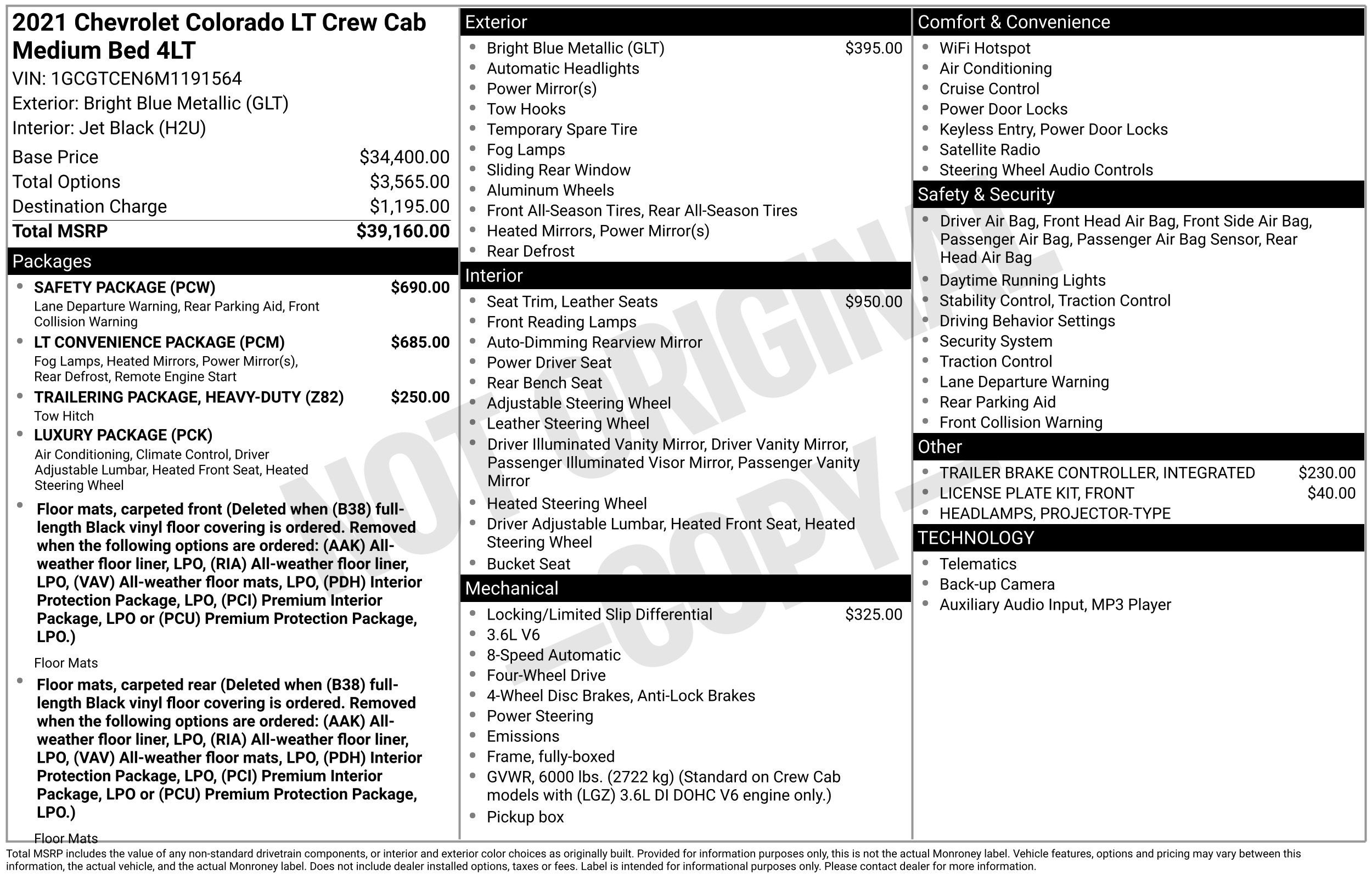 2021 Chevrolet Colorado LT