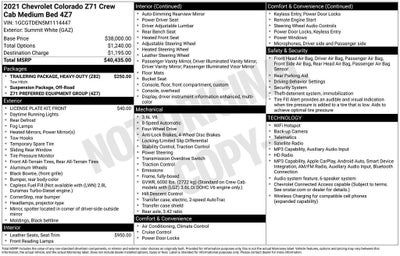 2021 Chevrolet Colorado 4WD Z71