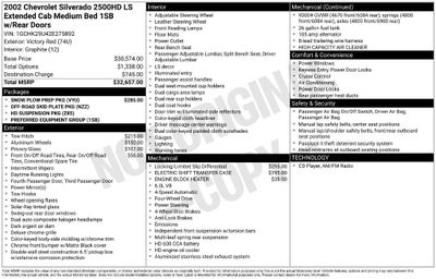 2002 Chevrolet Silverado 2500 HD LS