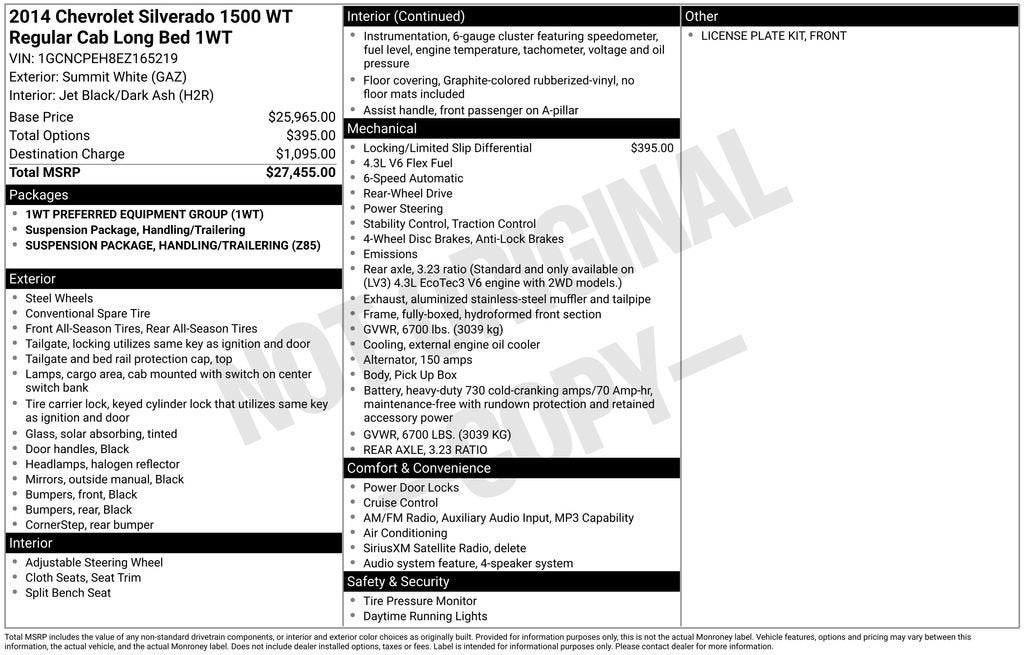 2014 Chevrolet Silverado 1500