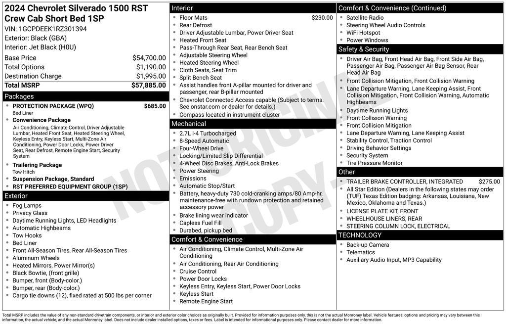 2024 Chevrolet Silverado 1500 RST