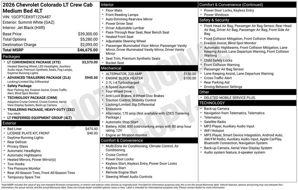 2026 Chevrolet Colorado LT