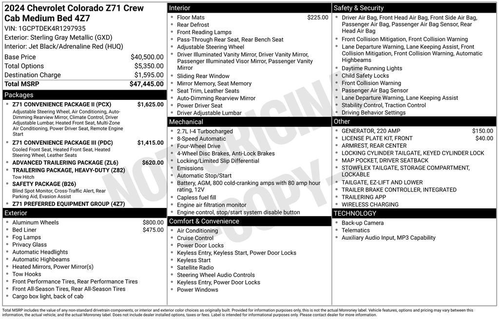 2024 Chevrolet Colorado Z71