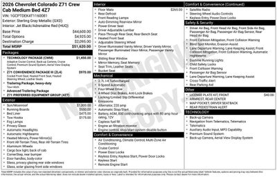 2026 Chevrolet Colorado Z71