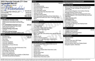 2025 Chevrolet Colorado Z71