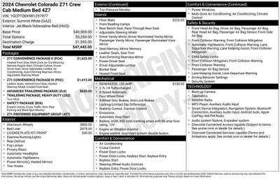 2024 Chevrolet Colorado Z71