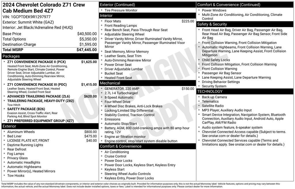 2024 Chevrolet Colorado Z71