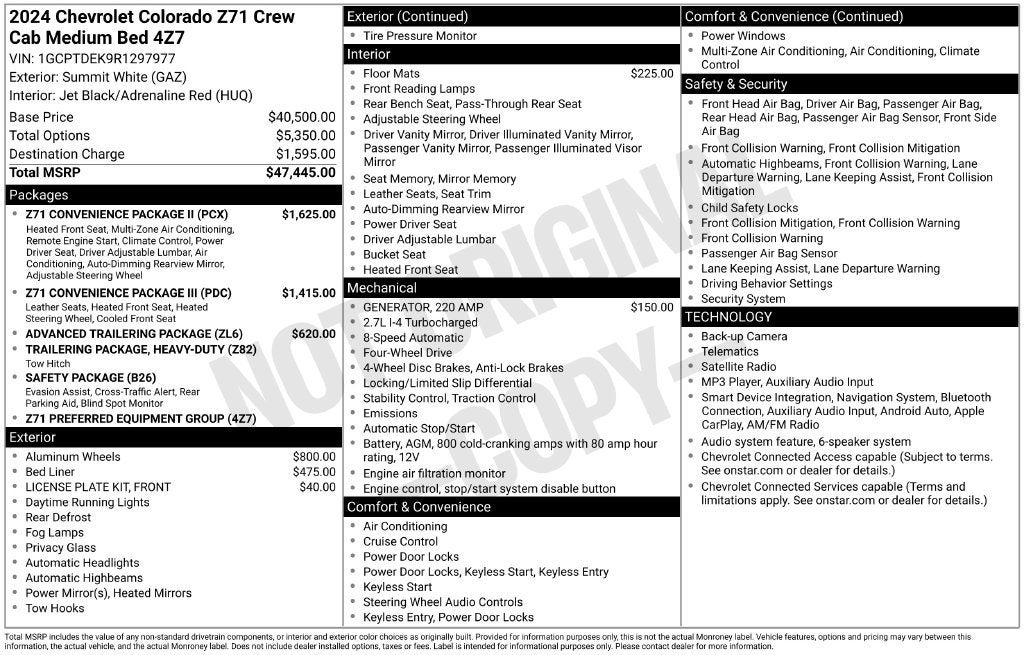 2024 Chevrolet Colorado Z71
