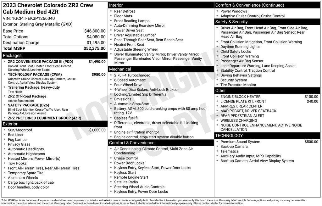 2023 Chevrolet Colorado ZR2