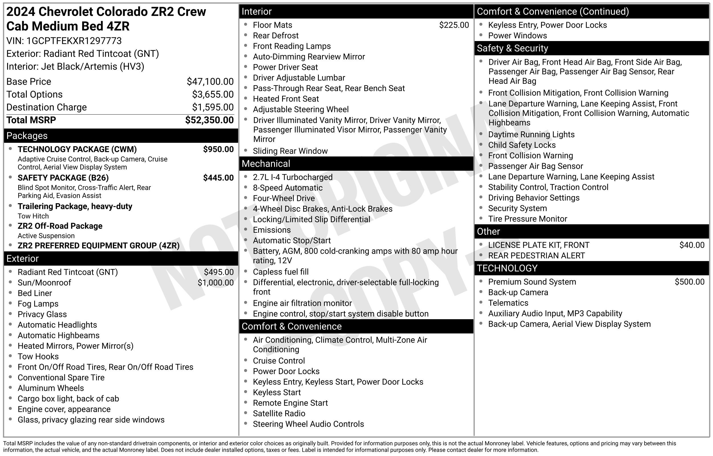 2024 Chevrolet Colorado ZR2