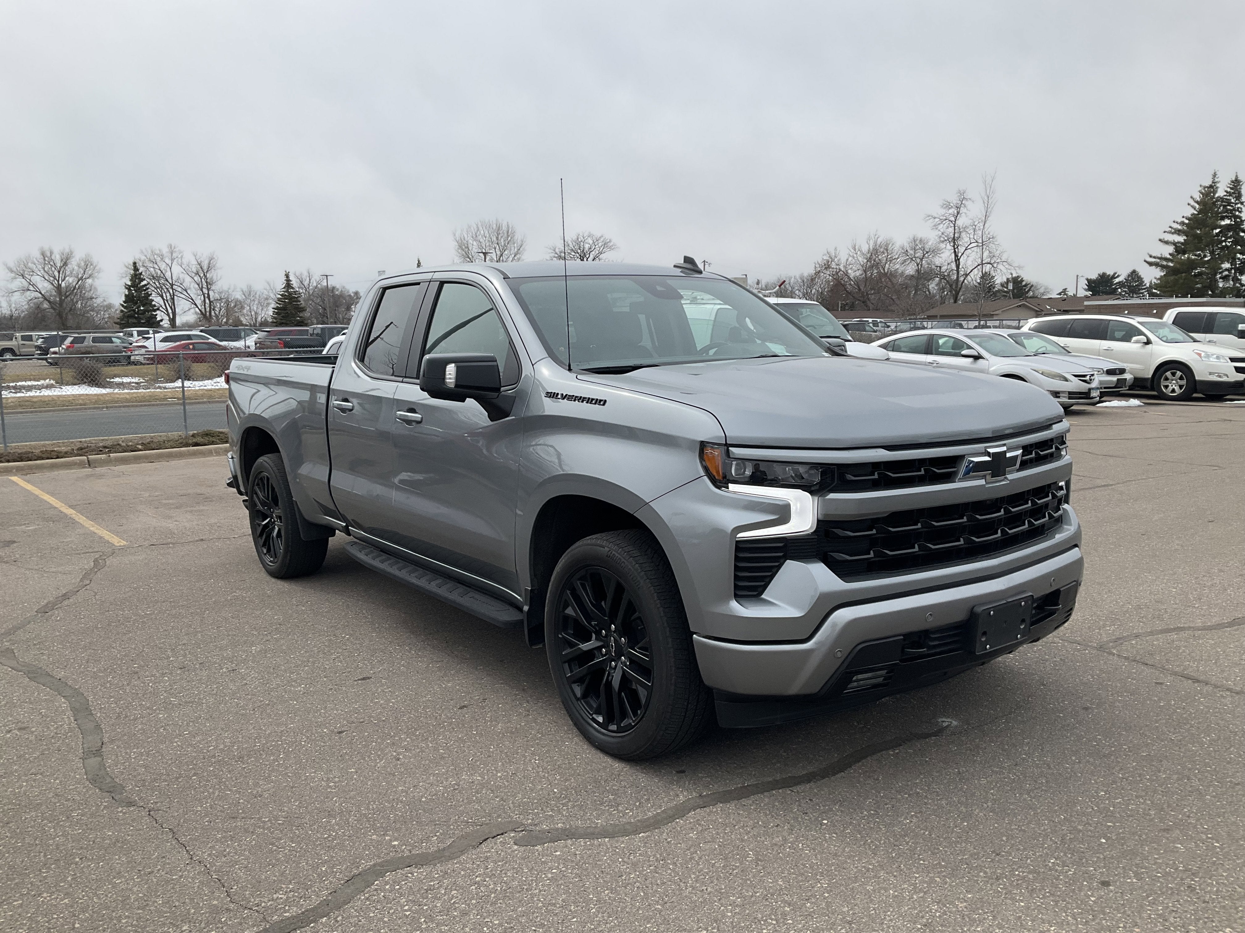 Used 2024 Chevrolet Silverado 1500 RST with VIN 1GCRDEED8RZ330336 for sale in Fridley, Minnesota