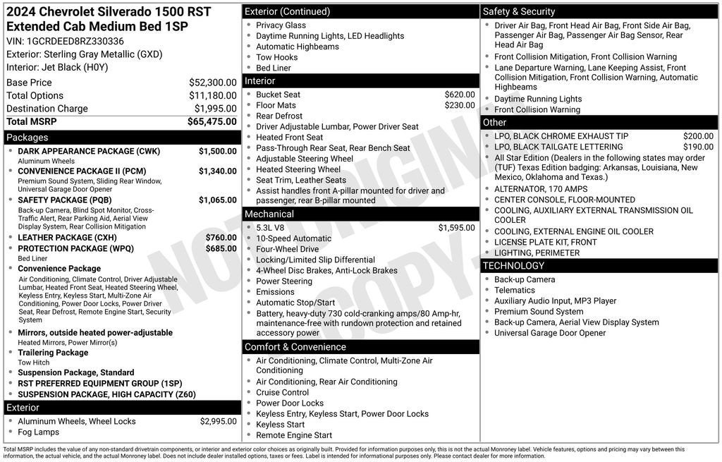 2024 Chevrolet Silverado 1500 RST