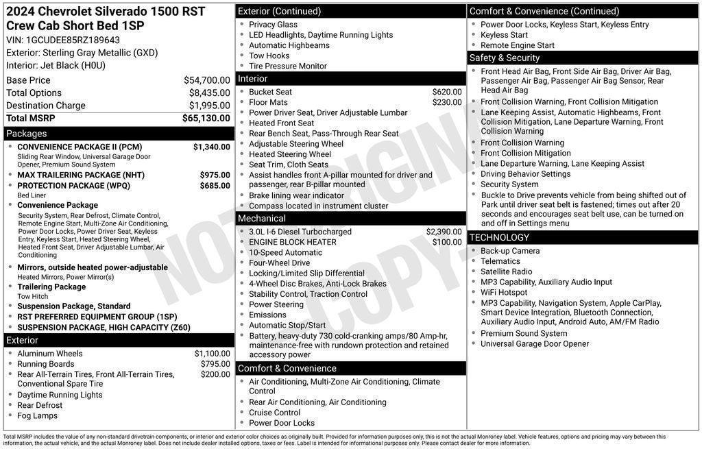 2024 Chevrolet Silverado 1500 RST