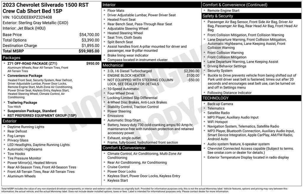 2023 Chevrolet Silverado 1500 RST