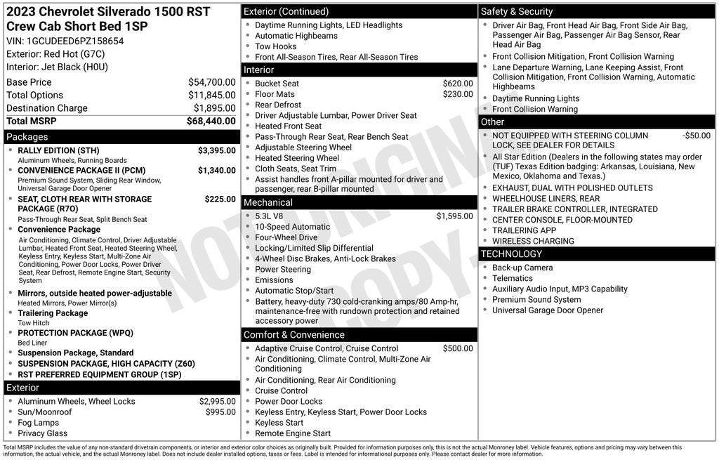 2023 Chevrolet Silverado 1500 RST