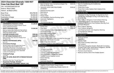 2024 Chevrolet Silverado 1500 RST
