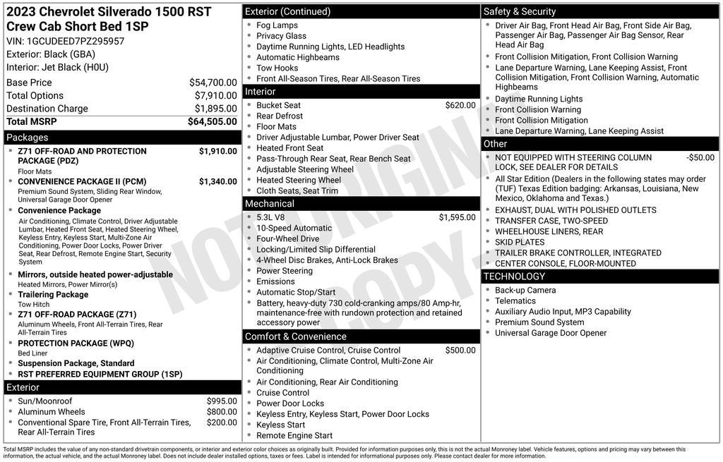 2023 Chevrolet Silverado 1500 RST