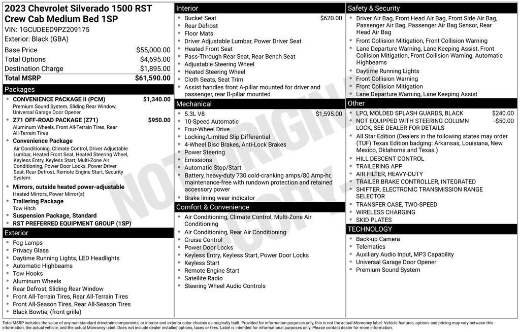 2023 Chevrolet Silverado 1500 RST