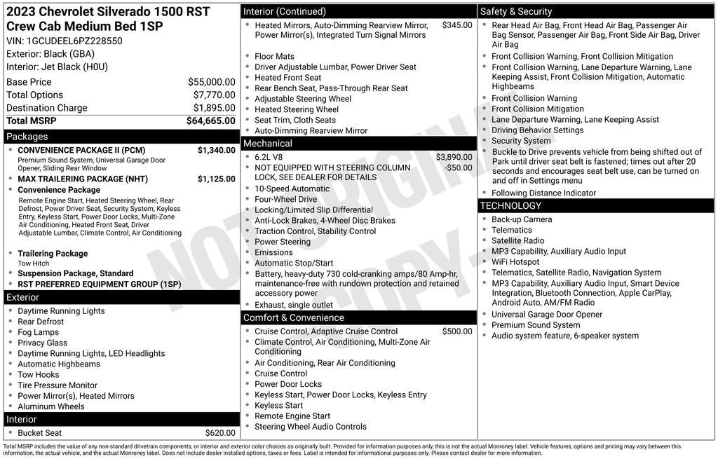 2023 Chevrolet Silverado 1500 RST