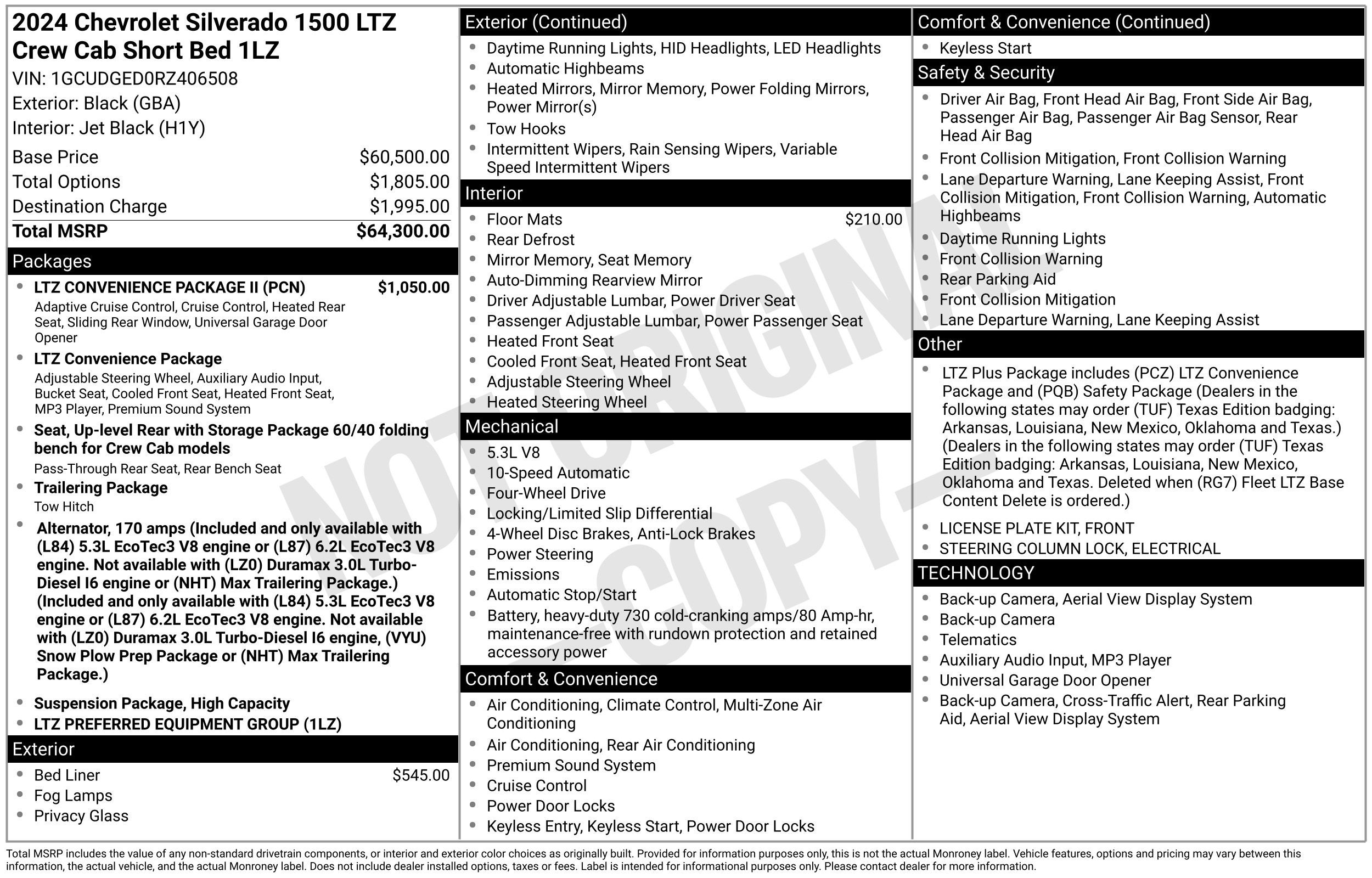 2024 Chevrolet Silverado 1500 LTZ