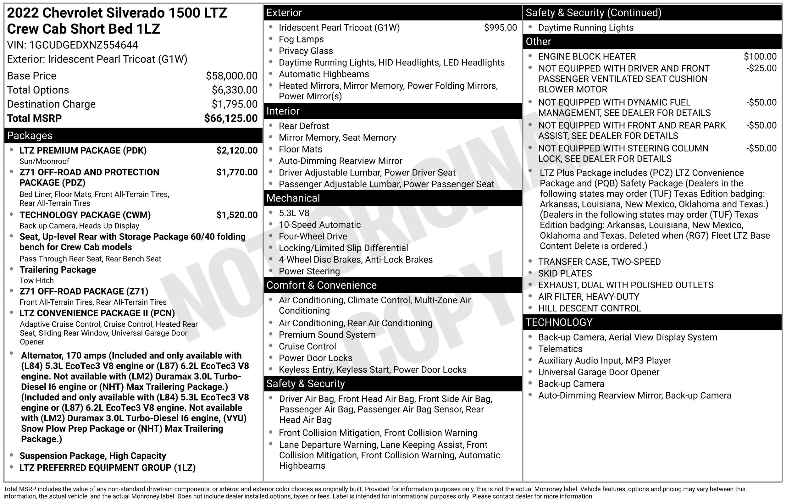 2022 Chevrolet Silverado 1500 LTZ