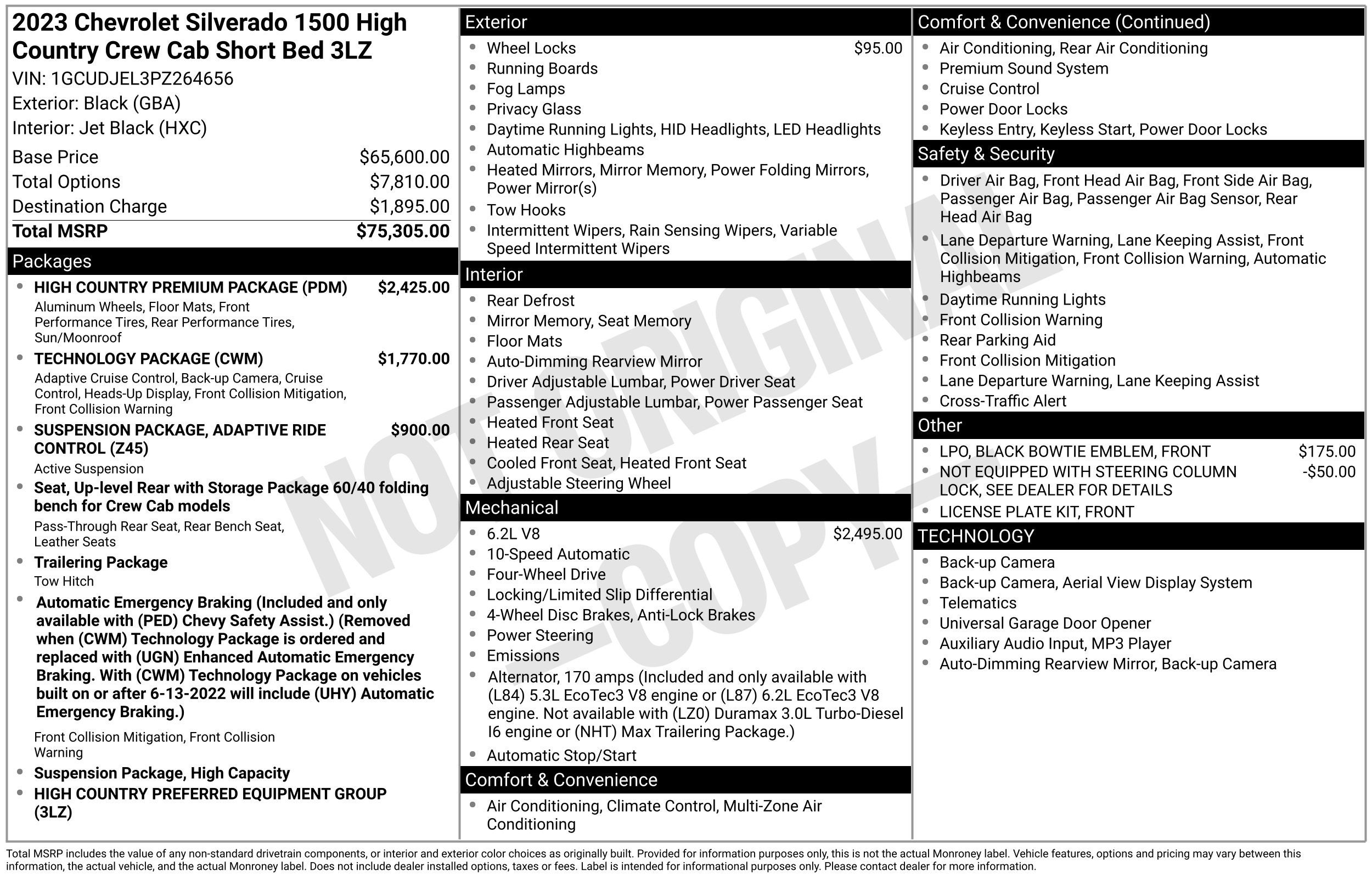 2023 Chevrolet Silverado 1500 High Country