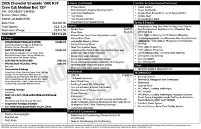 2026 Chevrolet Silverado 1500 RST