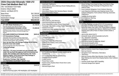 2026 Chevrolet Silverado 1500 LTZ