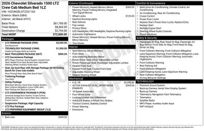 2026 Chevrolet Silverado 1500 LTZ