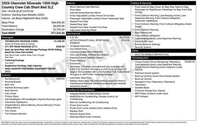 2026 Chevrolet Silverado 1500 High Country