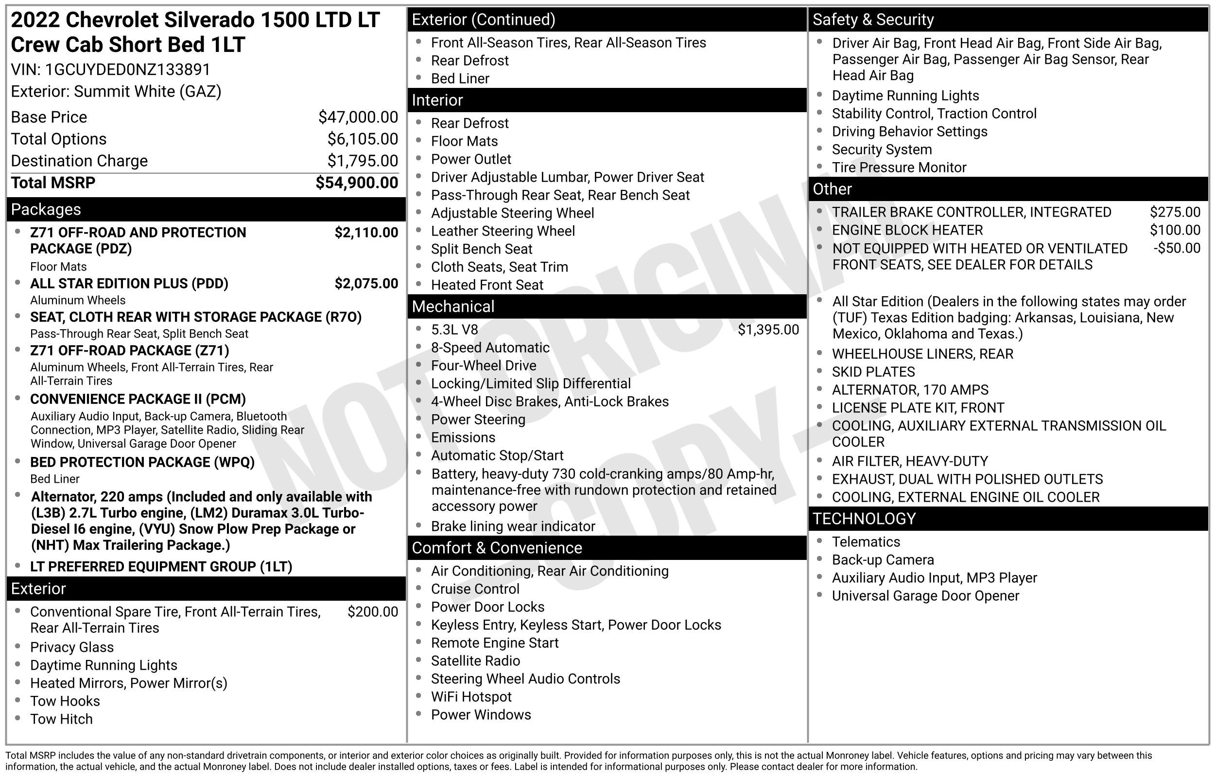 2022 Chevrolet Silverado 1500 LTD LT