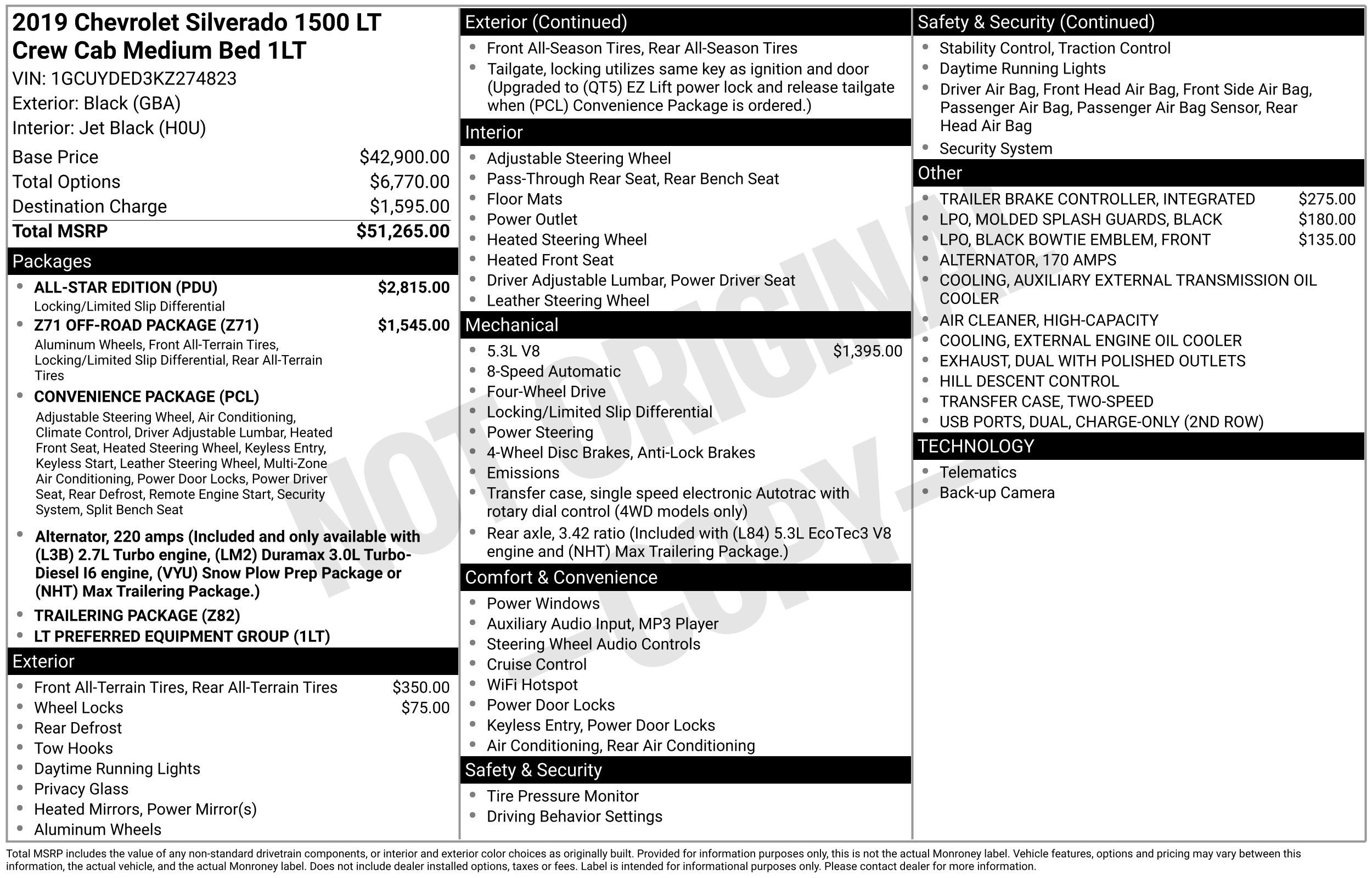 2019 Chevrolet Silverado 1500 LT