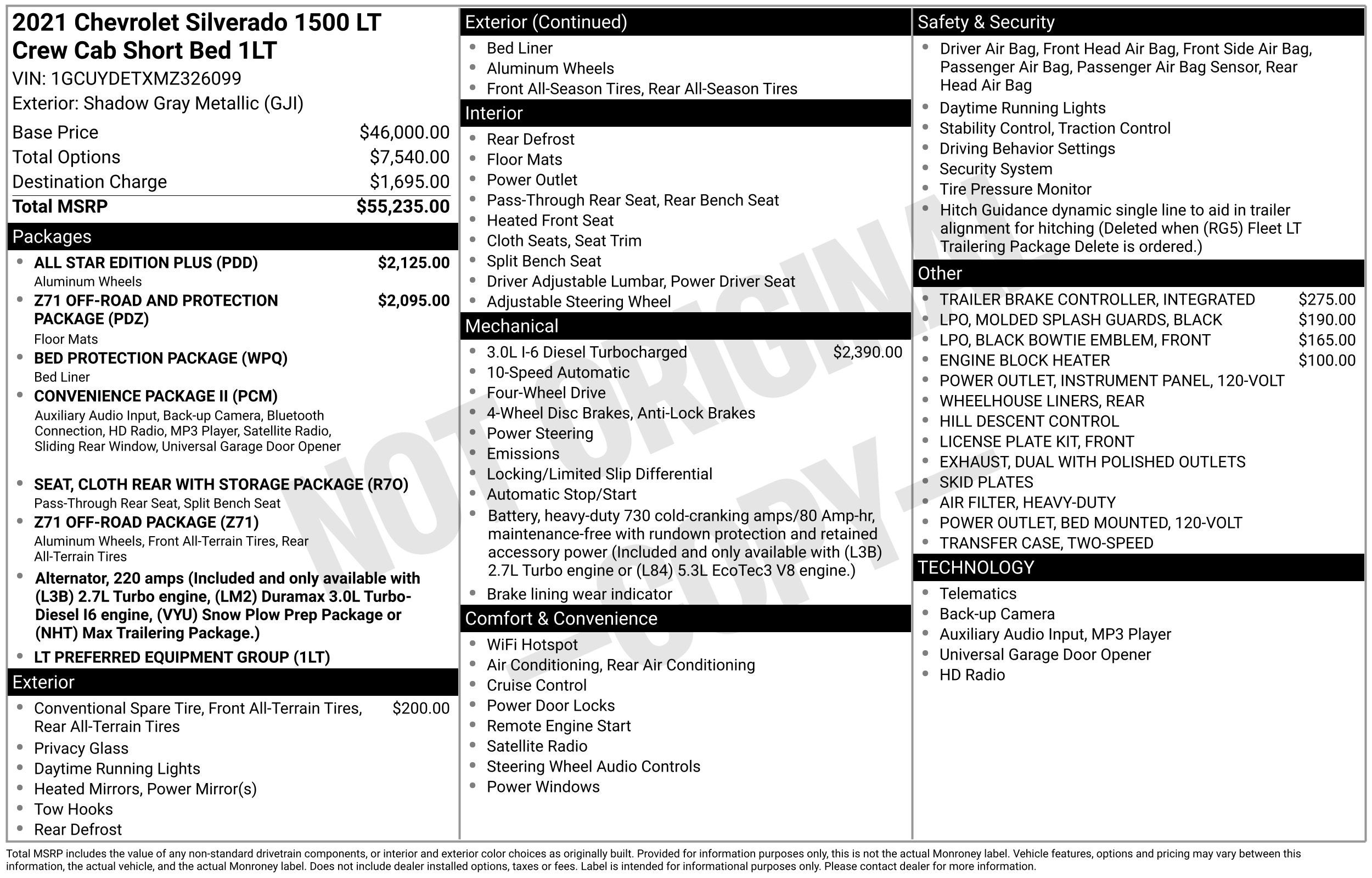 2021 Chevrolet Silverado 1500 LT