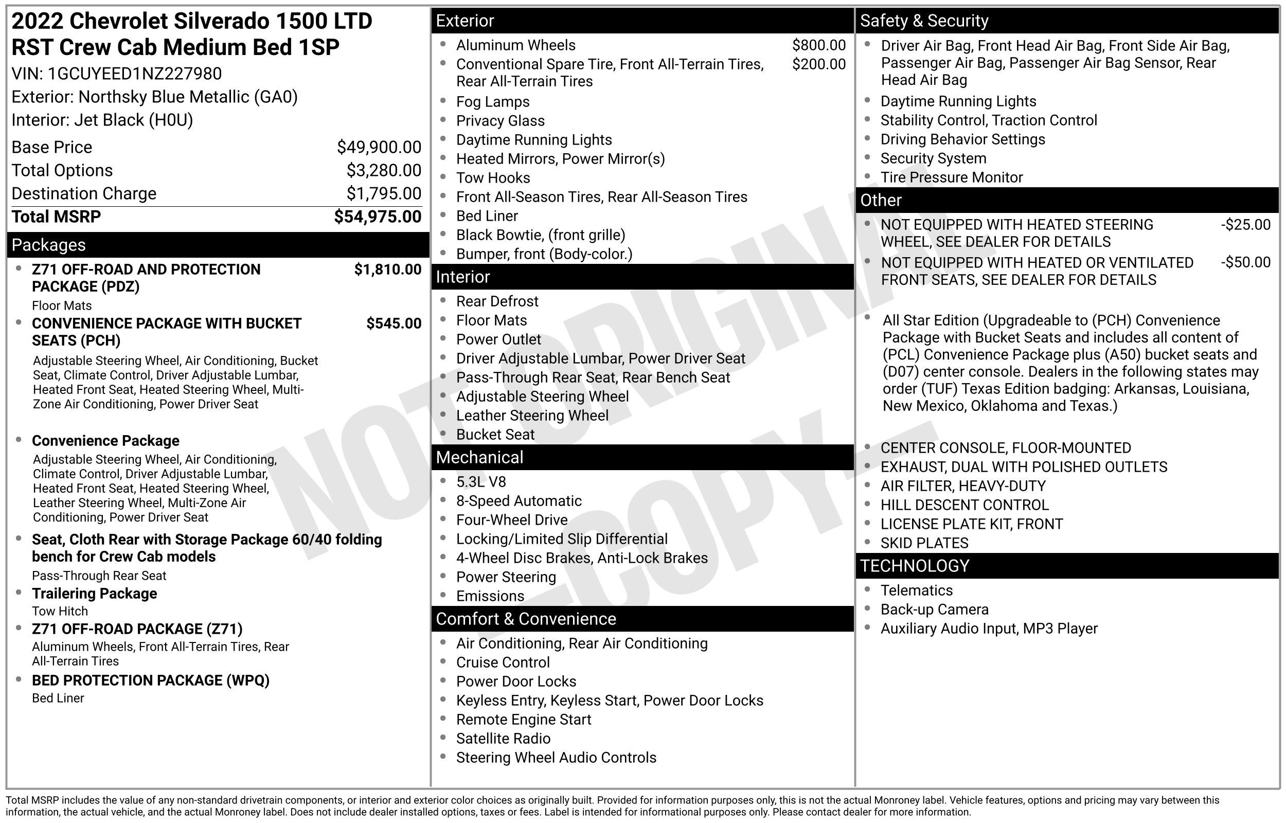 2022 Chevrolet Silverado 1500 LTD RST